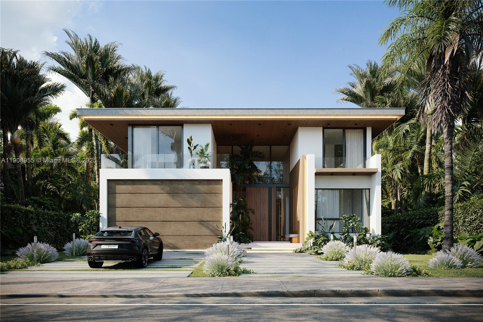 284 Ocean Boulevard Golden Beach, FL 33160 - Photo 4 of 20 a view of a house with a yard