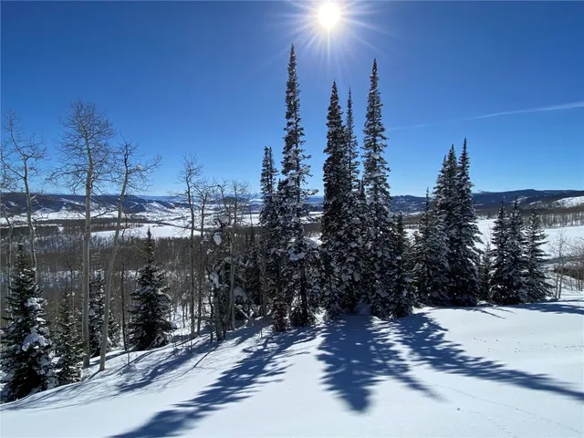 a view of lake with mountain