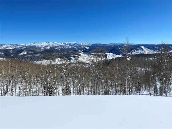 a view of lake with mountain