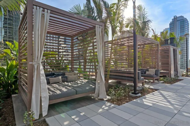 a view of outdoor space yard deck patio and fire pit