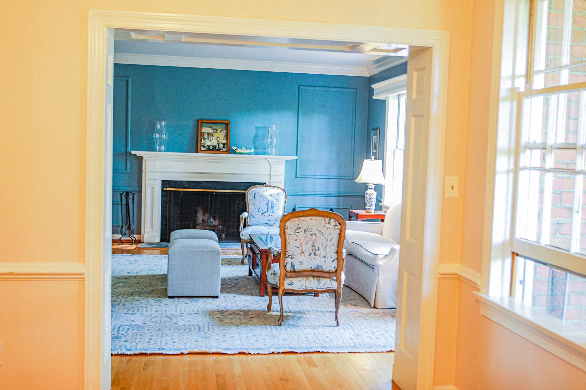 19 Ridgewood Drive Staunton, VA 24401 - Photo 21 of 73 a living room with furniture and a fireplace
