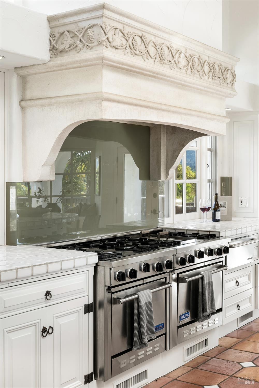 4377 Warm Springs Road Glen Ellen, CA 95442 - Photo 13 of 56 a kitchen with a stove and a microwave