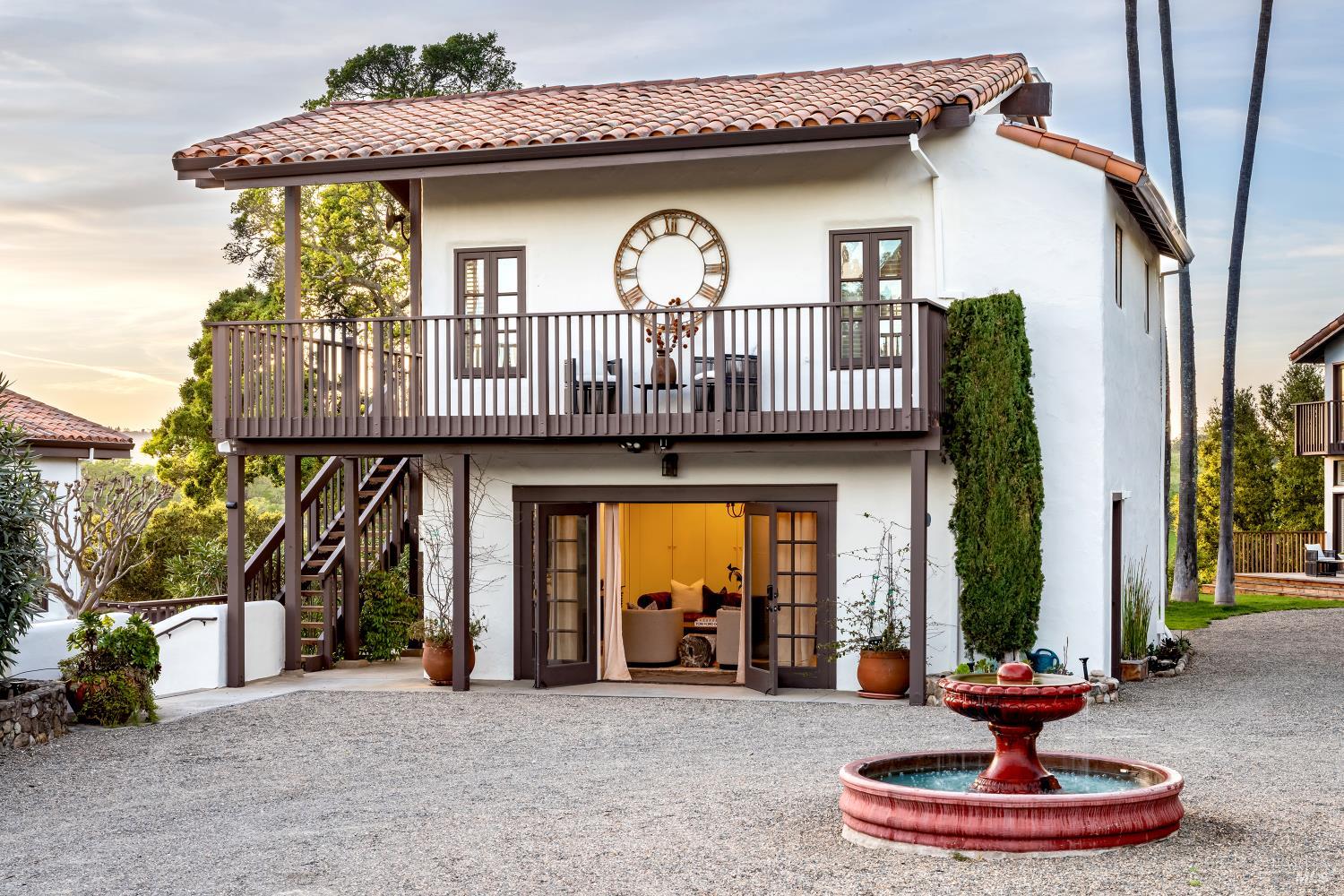 4377 Warm Springs Road Glen Ellen, CA 95442 - Photo 36 of 56 a front view of a house with a garden