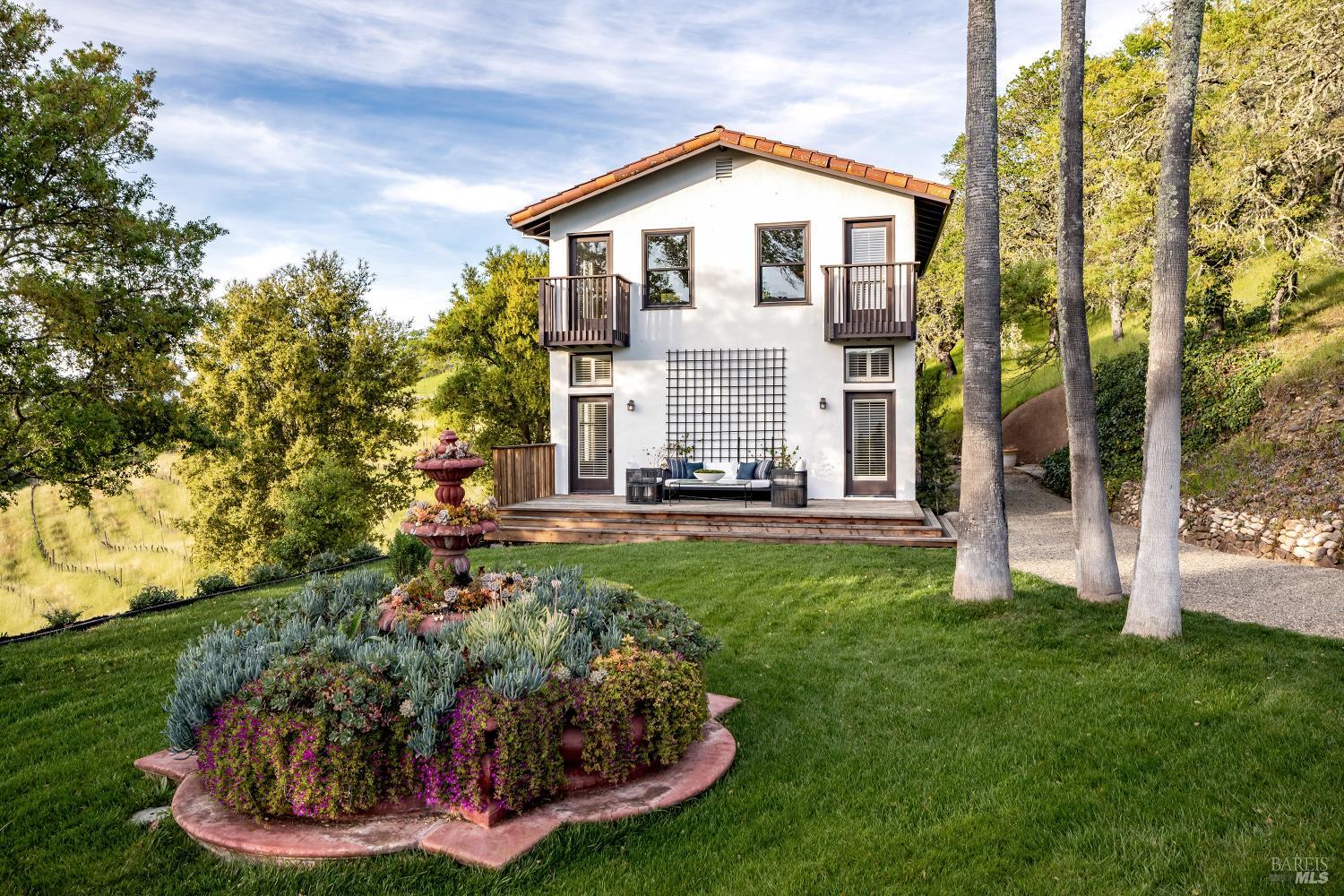 4377 Warm Springs Road Glen Ellen, CA 95442 - Photo 39 of 56 a front view of a house with a yard