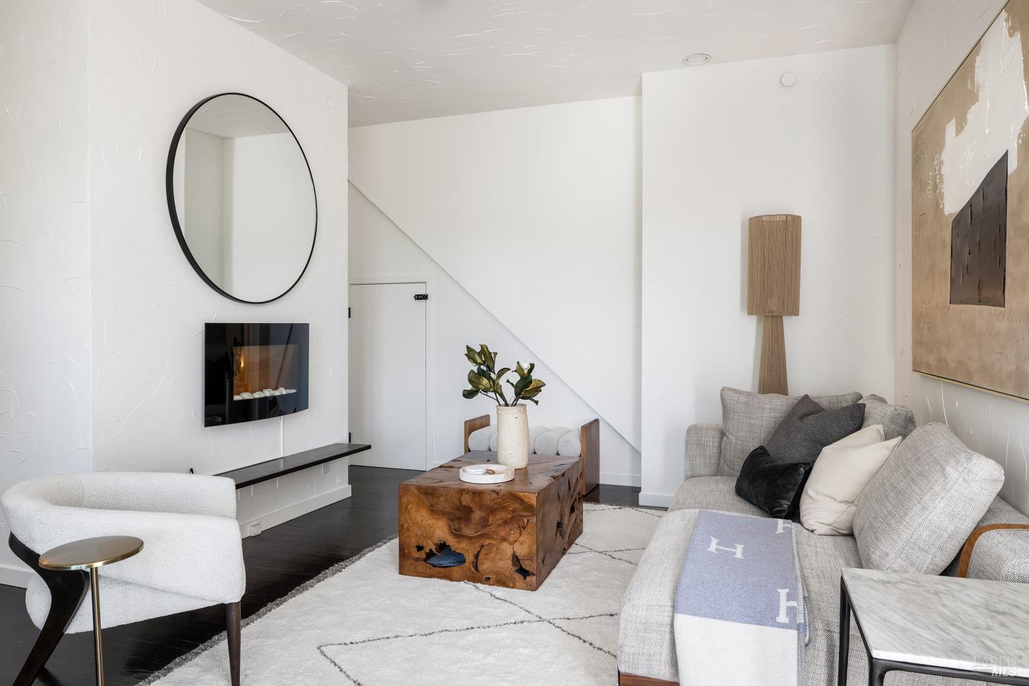 4377 Warm Springs Road Glen Ellen, CA 95442 - Photo 42 of 56 a living room with furniture and a mirror