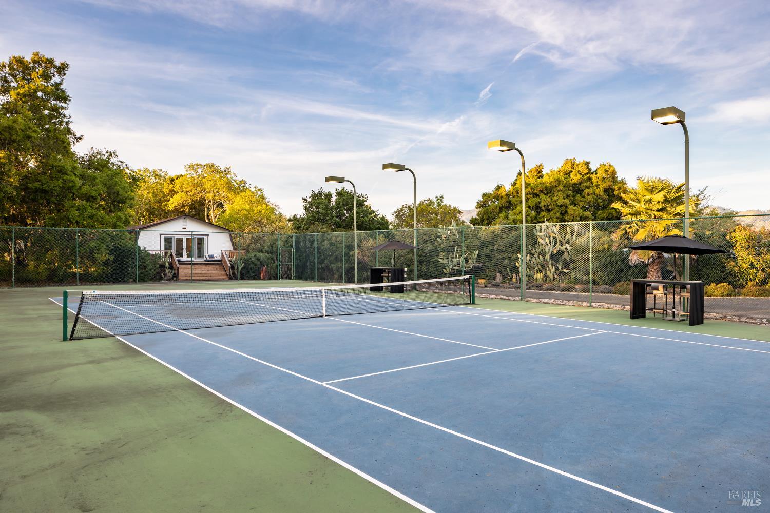 4377 Warm Springs Road Glen Ellen, CA 95442 - Photo 50 of 56 a view of a tennis court