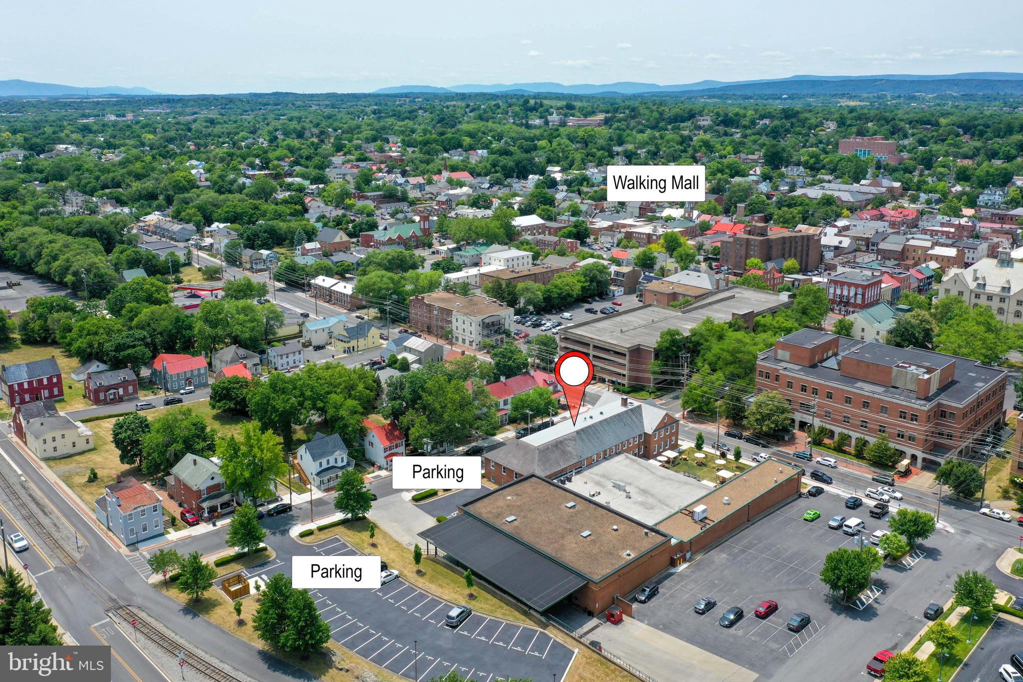 210 East Boscawen Street, Unit 203 Winchester, VA 22601 - Photo 19 of 27 an aerial view of residential house with outdoor space and street view