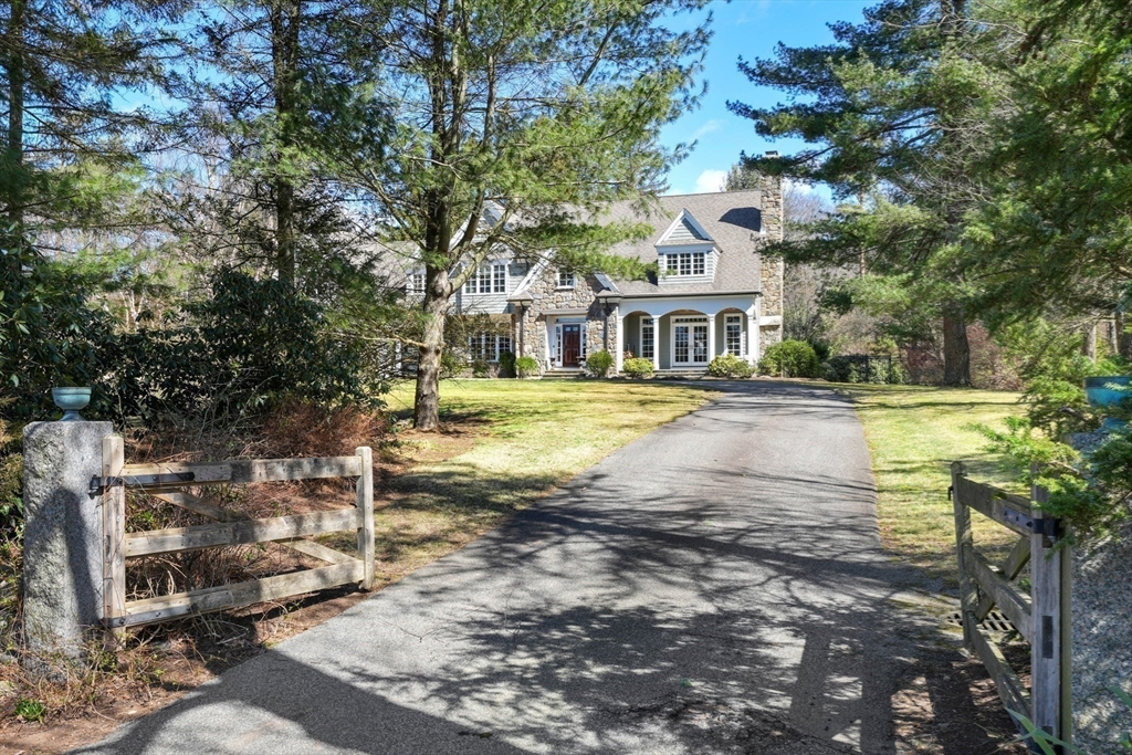 1 Myles Standish Road Weston, MA 02493 - Photo 40 of 40 a view of a house with a yard
