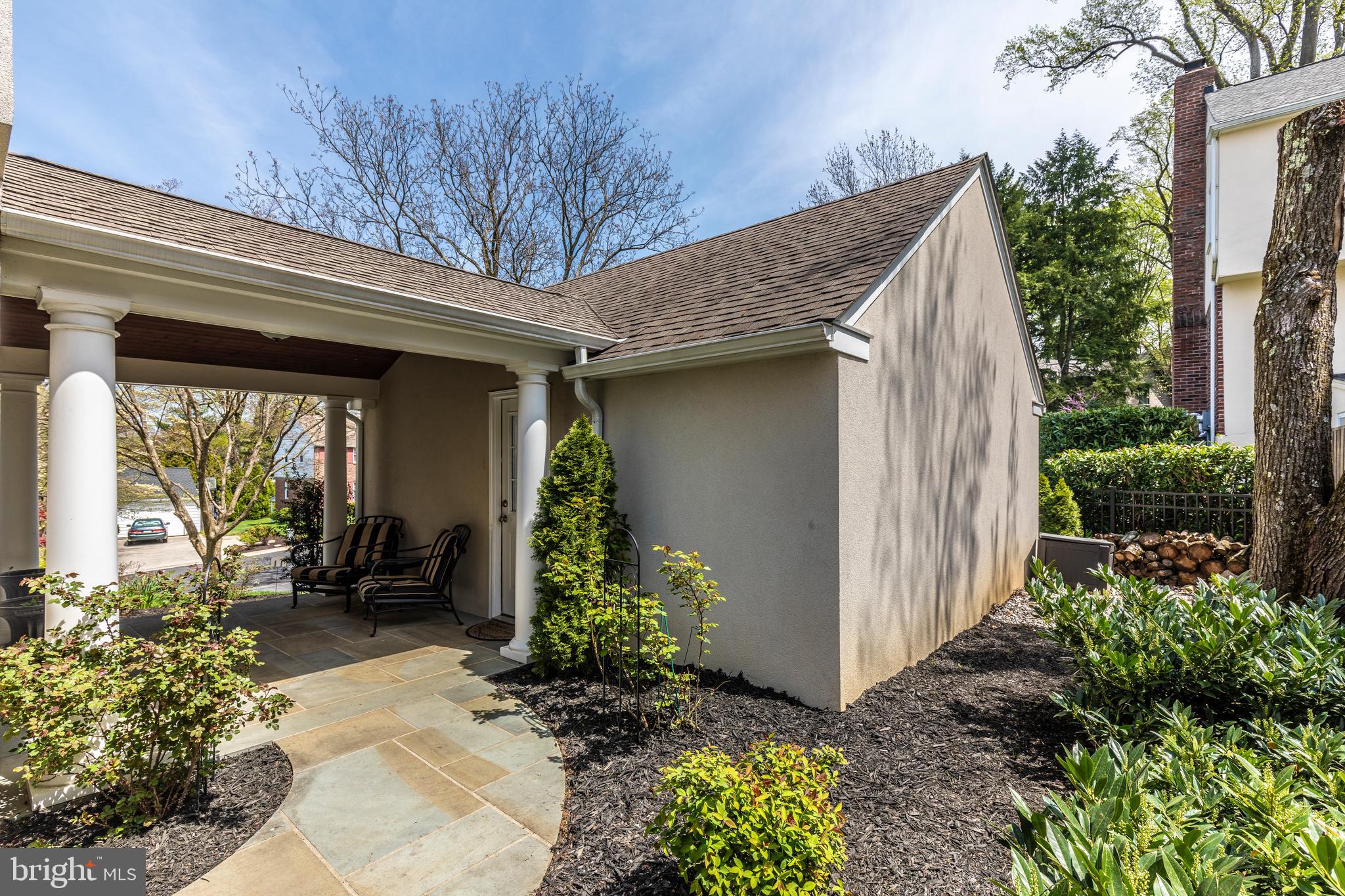 500 Midland Circle Wayne, PA 19087 - Photo 37 of 38 Walkway from rear patio to breezeway