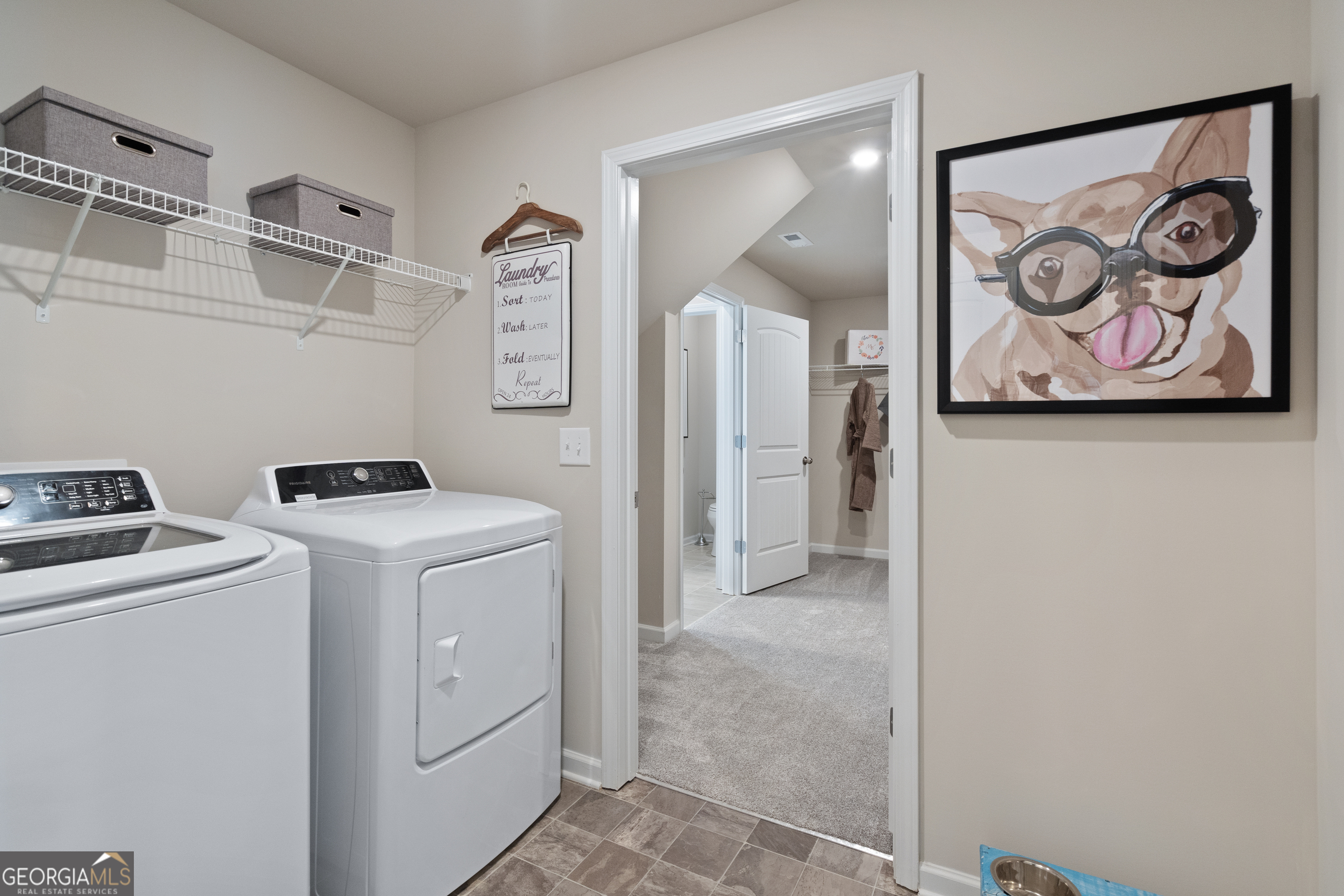 256 Shantz Way, Unit (LOT A45) Byron, GA 31008 - Photo 25 of 25 a view of storage and utility room with washer and dryer