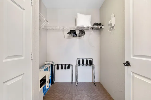 a view of walk in closet