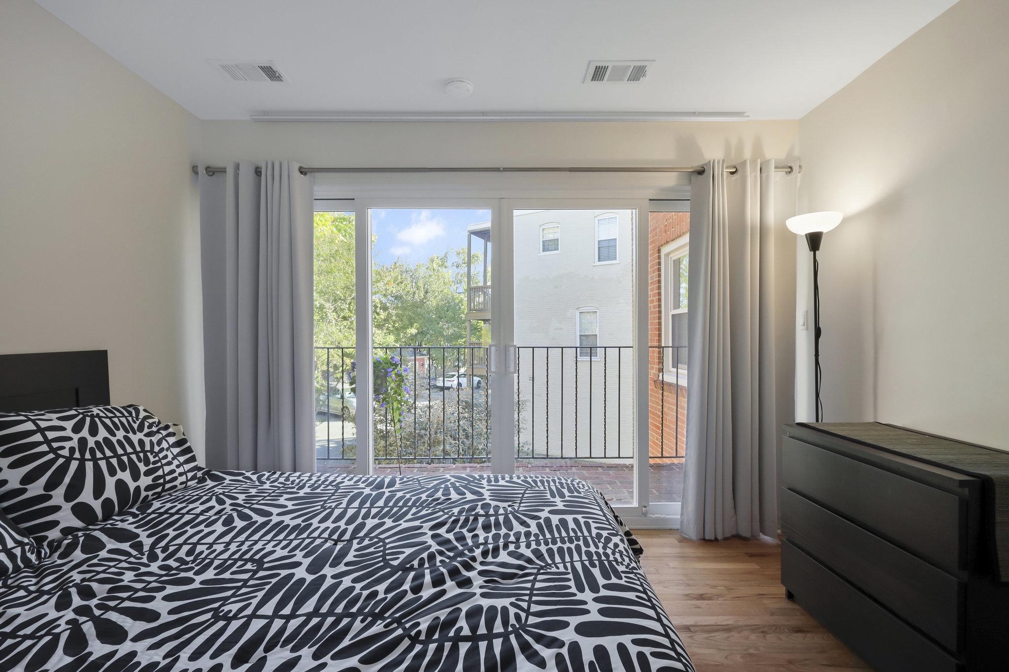 116 Commerce Street Alexandria, VA 22314 - Photo 21 of 50 Bedroom with private balcony.