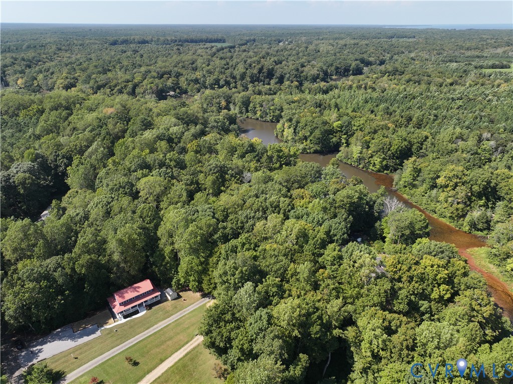 80 Mill Ridge Road Hartfield, VA 23071 - Photo 3 of 50 Expansive forested acreage featuring a residence w