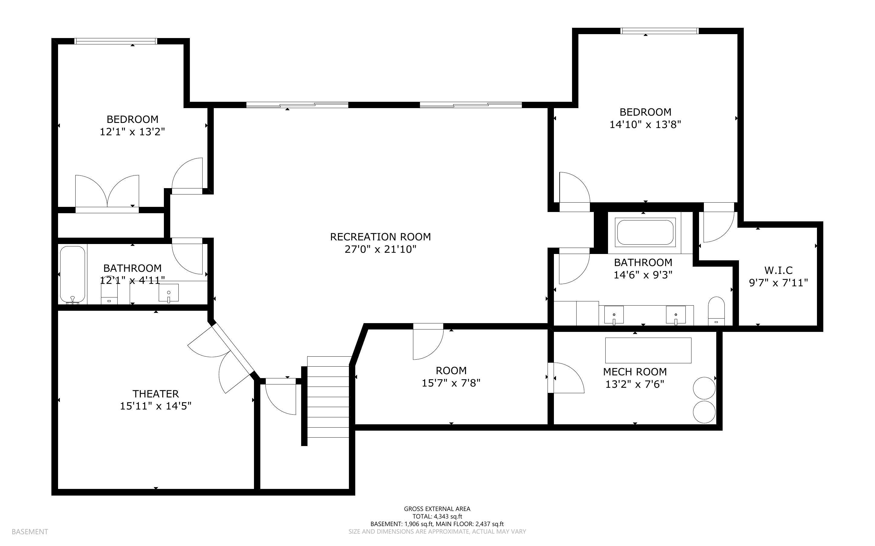 3052 Snow Canyon Parkway, Unit 98 St. George, UT 84770 - Photo 70 of 70 Lower Level Floor Plan