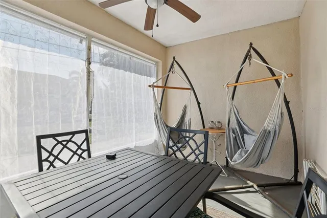 a view of a backyard of a house