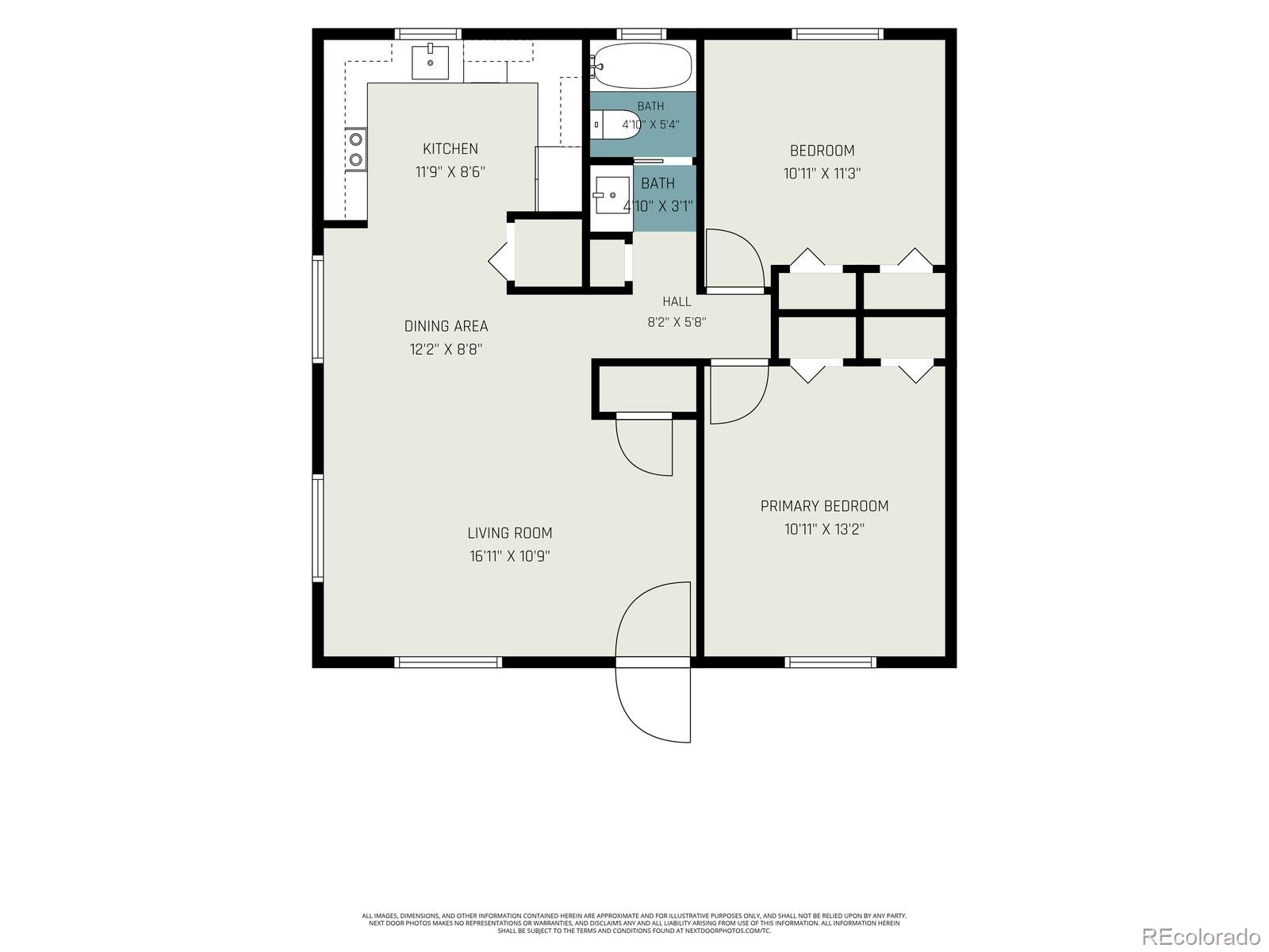 5700 West 28th Avenue, Unit 1 Wheat Ridge, CO 80214 - Photo 21 of 25 a picture of a room with a white wall and white wall