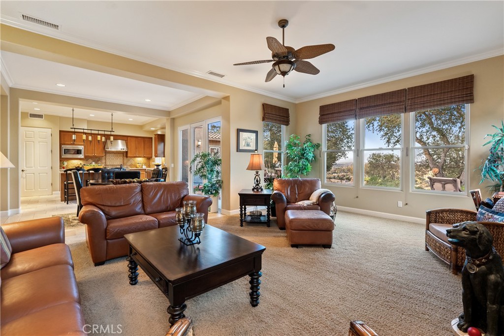 2438 Battering Rock Road Templeton, CA 93465 - Photo 26 of 60 a living room with furniture and a large window