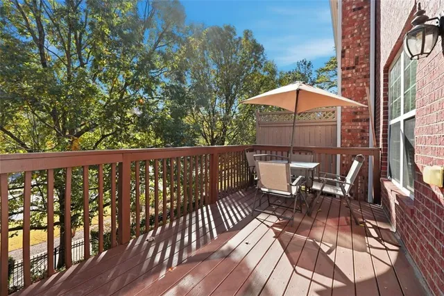 a view of a pathway of a building