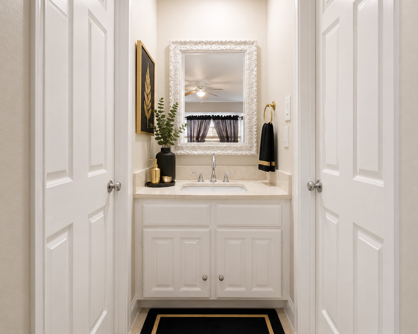 16120 Stuebner Airline Road, Unit 501 Spring, TX 77379 - Photo 6 of 23 a bathroom with a sink a mirror and a window