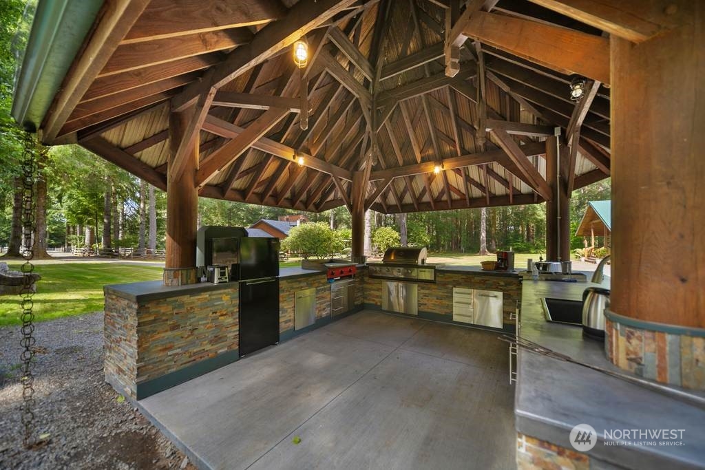 1171 Big Pine Way Forks, WA 98331 - Photo 33 of 40 a view of a backyard with sitting area