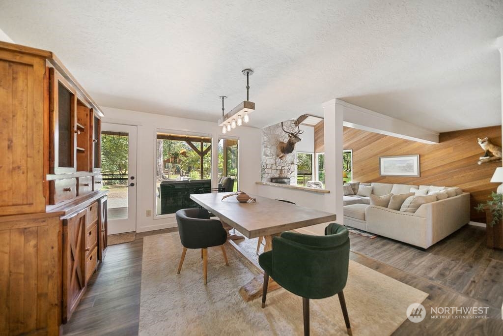 1171 Big Pine Way Forks, WA 98331 - Photo 9 of 40 a view of a dining room with furniture and window