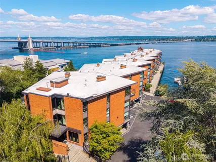 a view of a terrace with sitting area