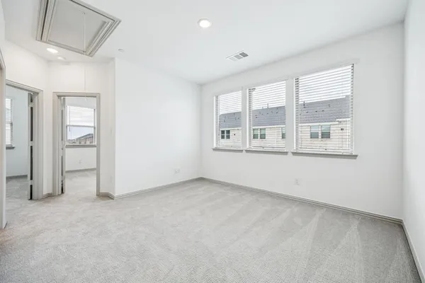an empty room with a empty space