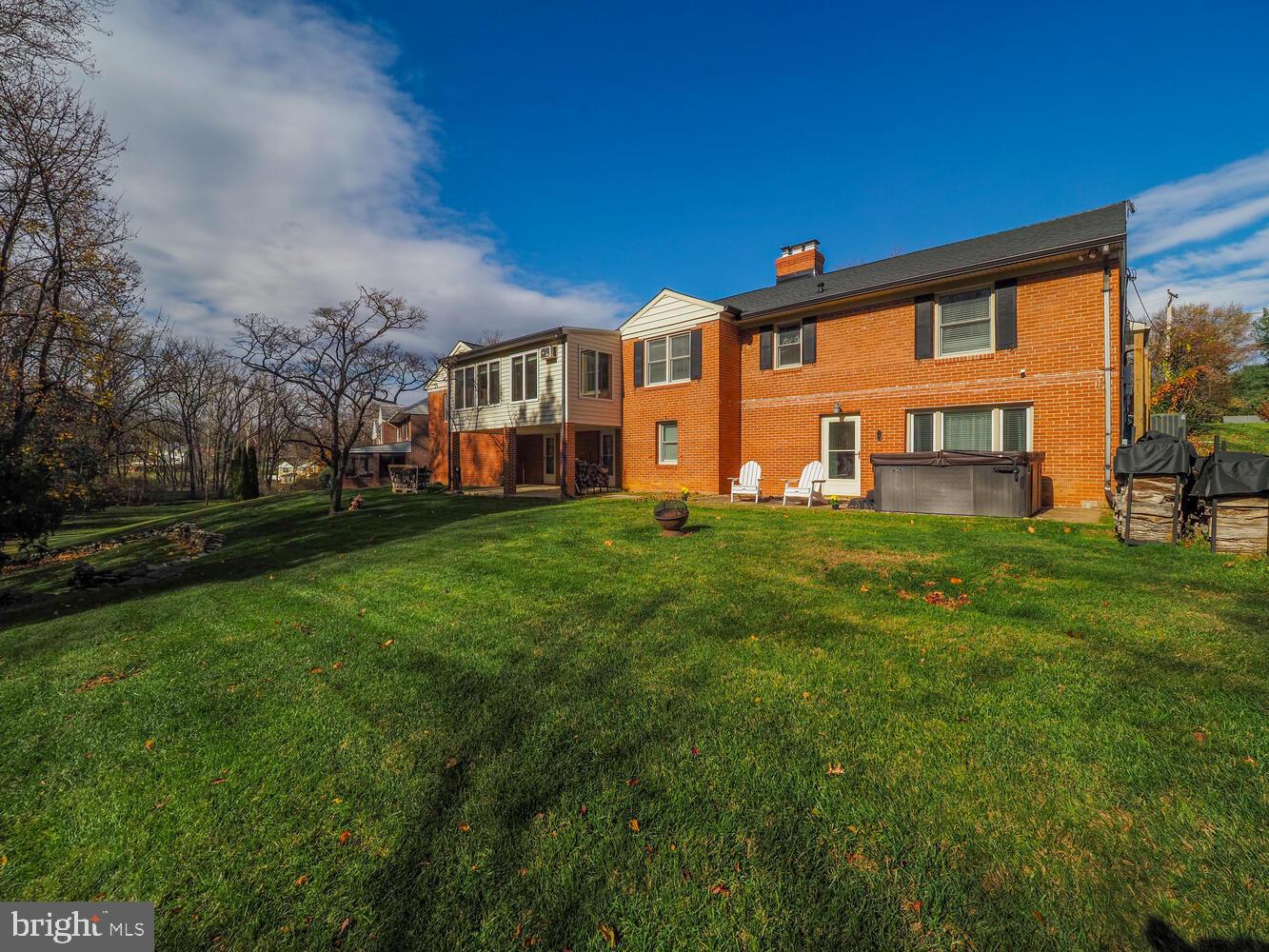 1108 Hampton Garth Towson, MD 21286 - Photo 10 of 47 Backyard with 8-person hot tub (included)