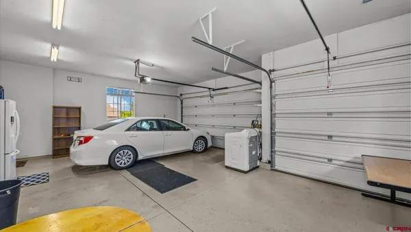 a view of a car garage