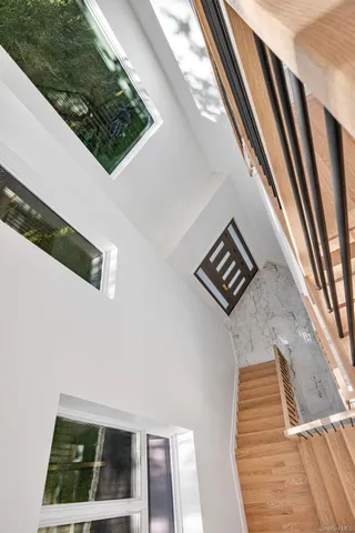 a view of an outdoor space with seating area