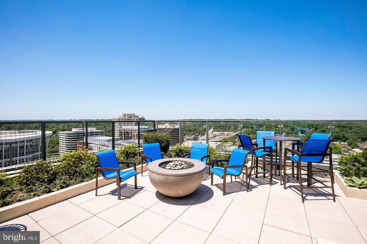 851 North Glebe Road, Unit 714 Arlington, VA 22203 - Photo 24 of 33 Rooftop Firepit and Seating