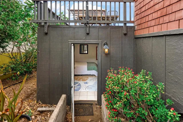 a partial view of the house with a yard