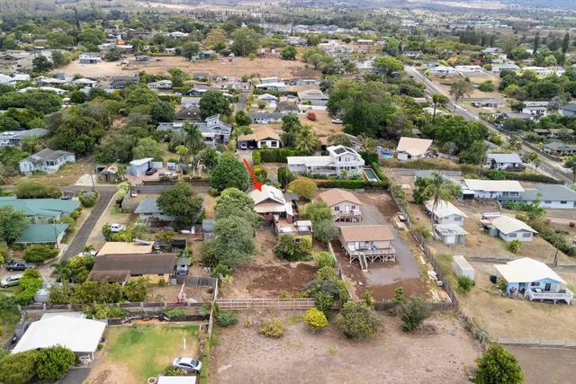 an aerial view of a city with lots of residential buildings