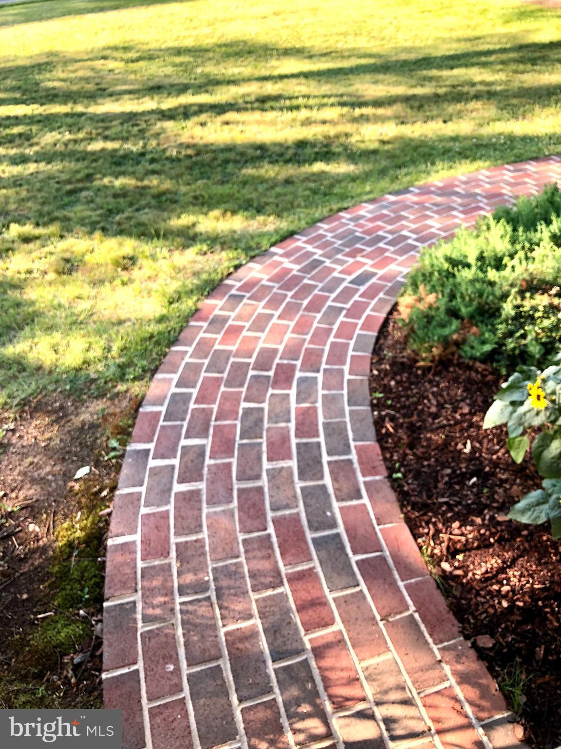 Front brick walkway