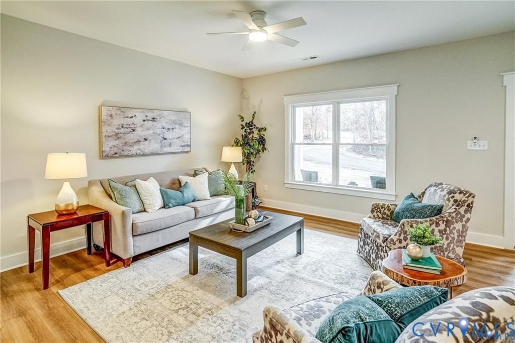 Lot 1 Three Chopt Road Louisa, VA 23093 - Photo 16 of 37 Spacious living area featuring wood-finish floorin