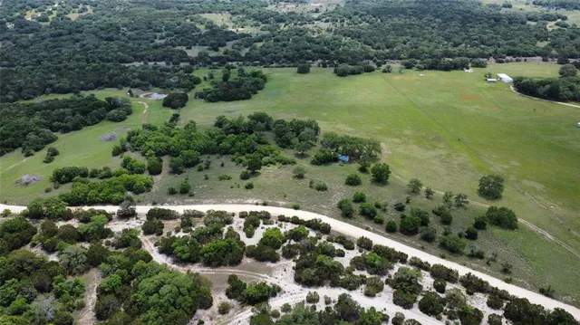 a view of a garden with a lake