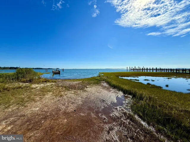 a view of an ocean and beach