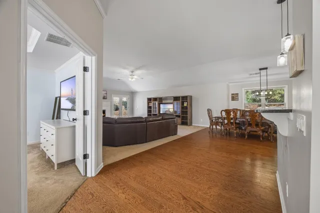 a view of a kitchen counter space