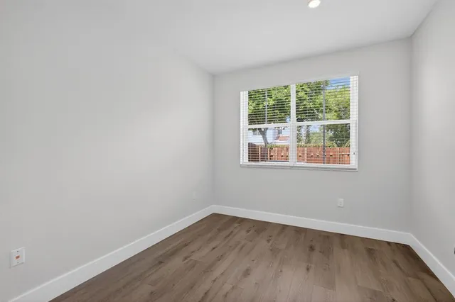 wooden floor in an empty room