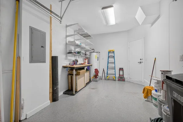 a kitchen with a stove and a microwave