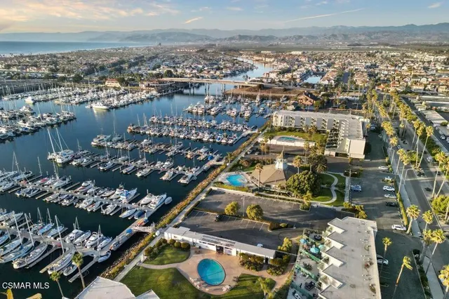 a view of a city with an ocean