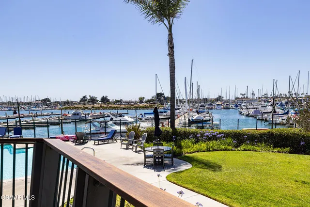 a view of a lake with a ocean view