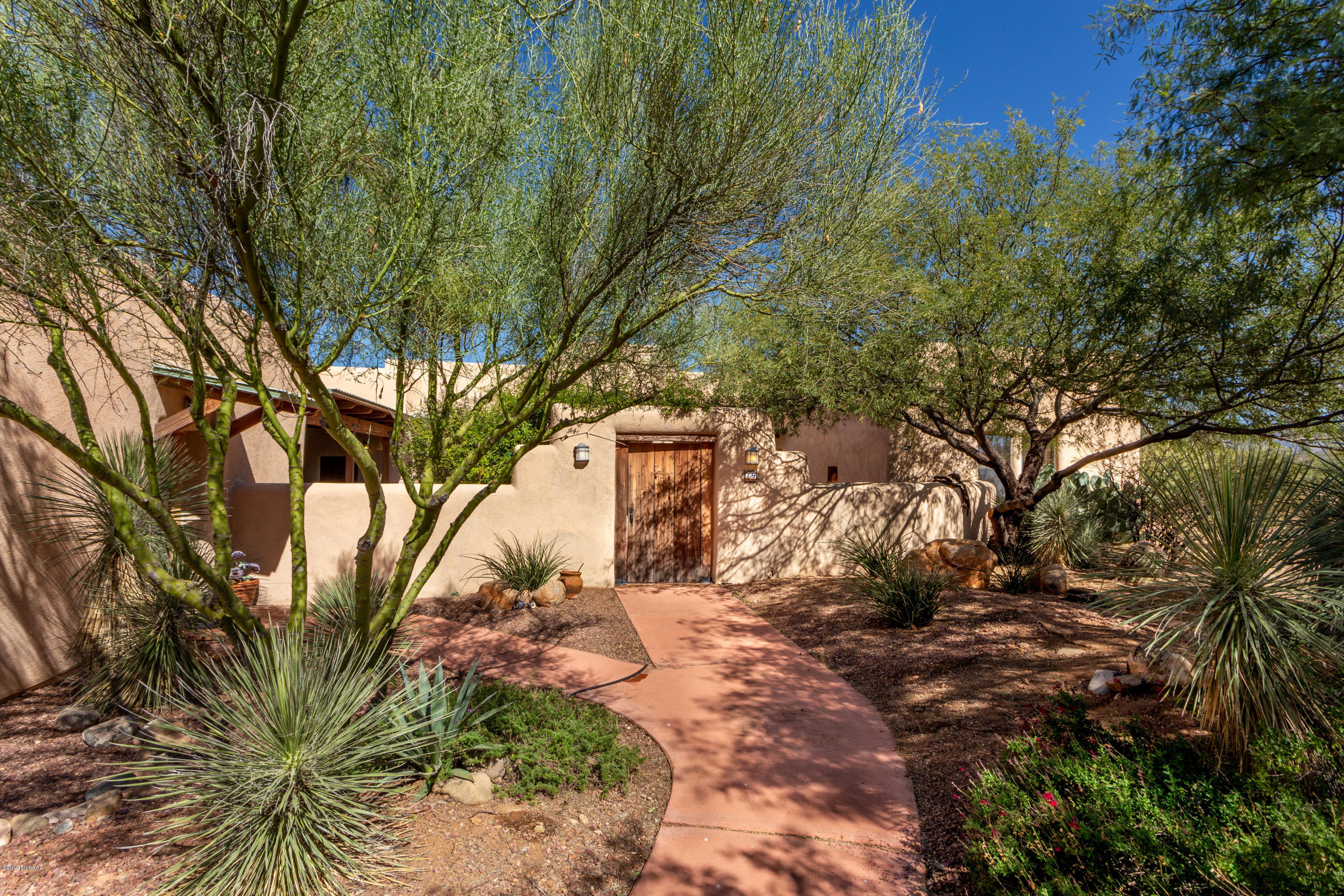 79 Camino Talavera Rio Rico, AZ 85648 - Photo 8 of 50 a view of a yard with plants and trees