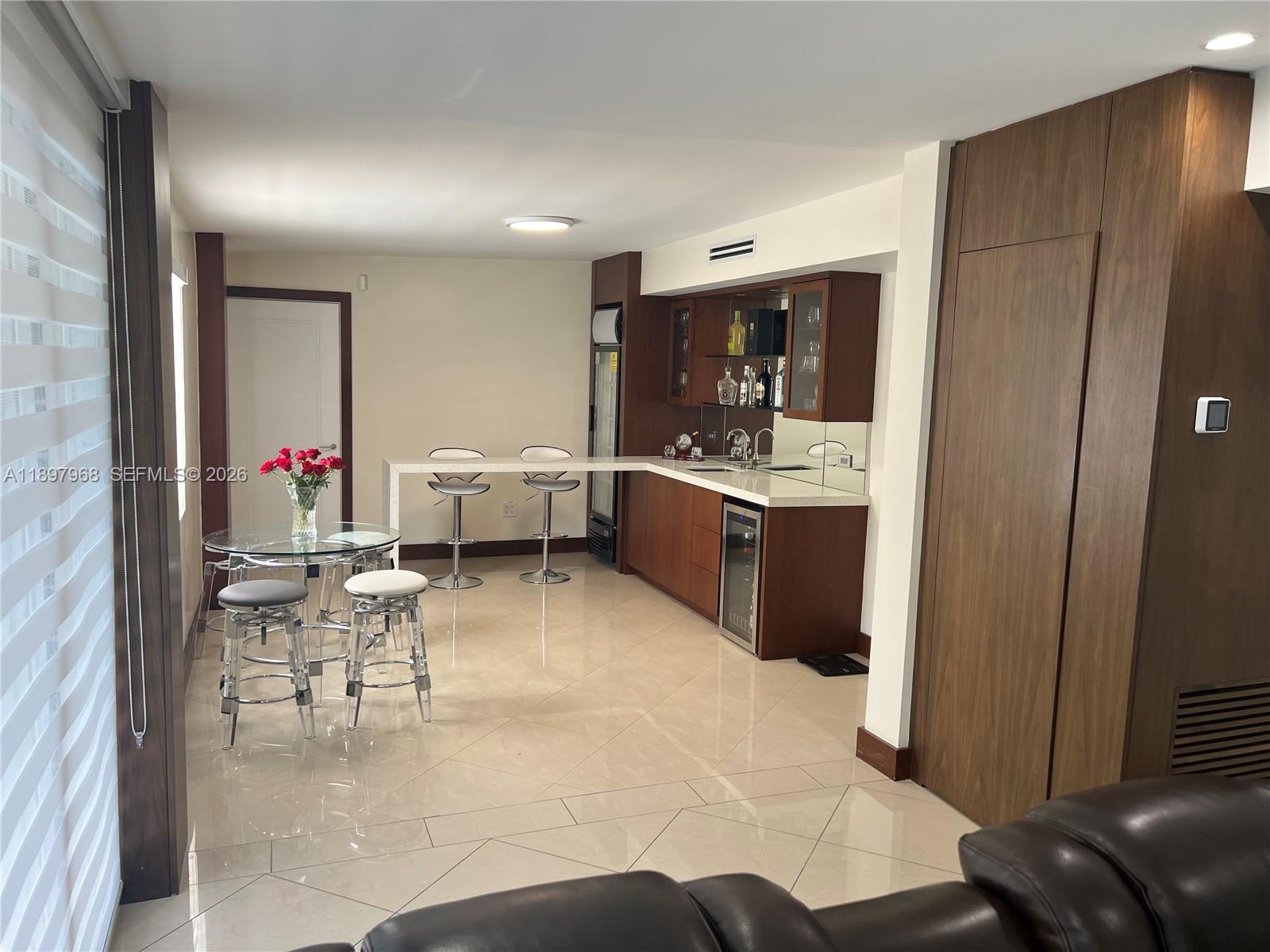 3530 Southwest 126th Avenue Miami, FL 33175 - Photo 45 of 52 a living room with furniture and view of kitchen