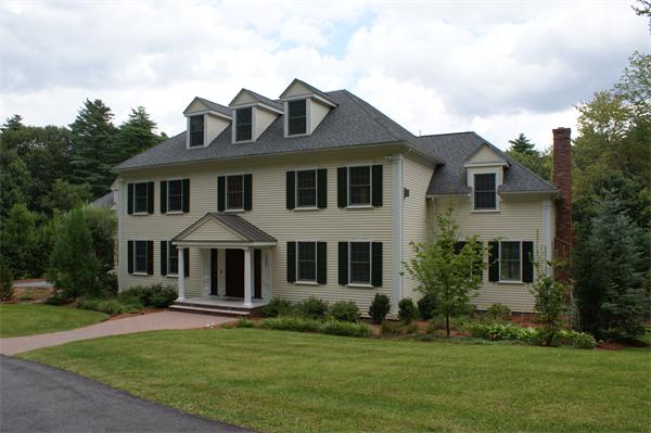 237 Rice Road Wayland, MA 01778 - Photo 1 of 5 front view of a house with a yard