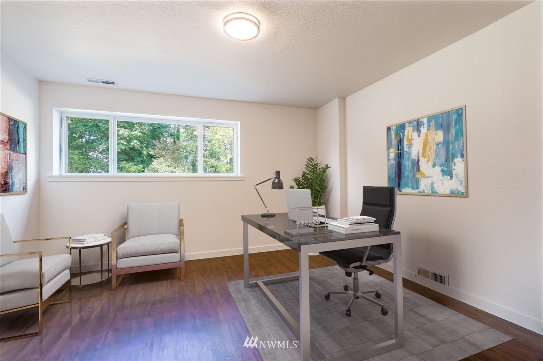 1620 Index Avenue Southeast Renton, WA 98058 - Photo 15 of 39 a view of a workspace with furniture and a window