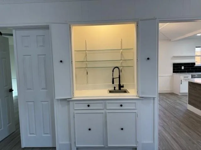 a view of an empty room