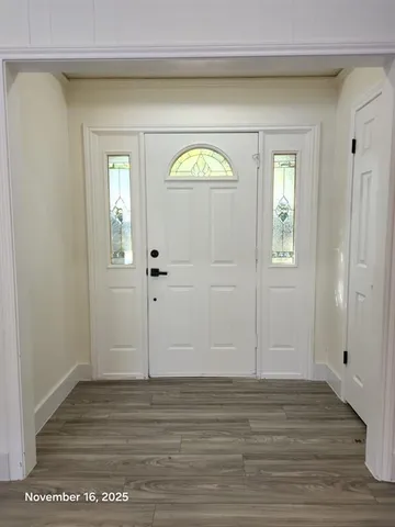 an aerial view of houses with outdoor space