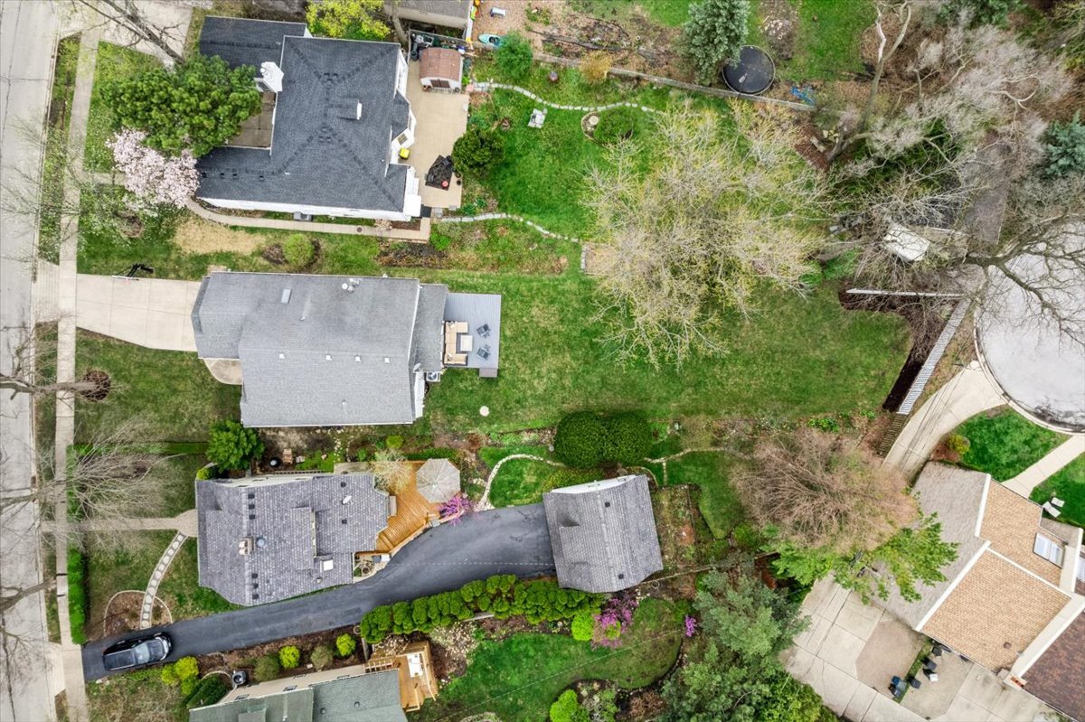 291 Lionel Road Riverside, IL 60546 - Photo 26 of 32 an aerial view of a house with outdoor space and a street view