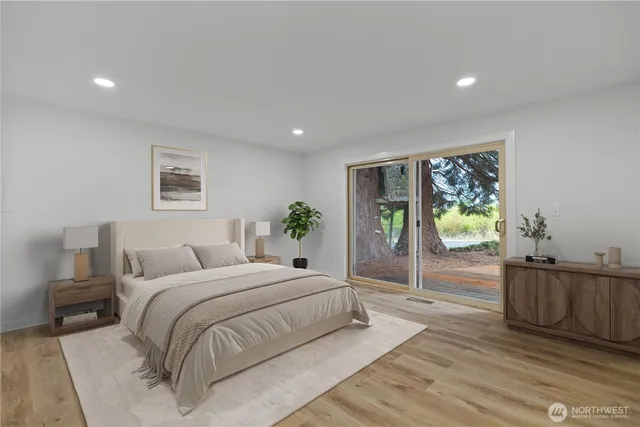 a view of an empty room